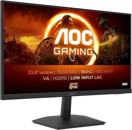 AOC Gaming 24G15N - 24 Zoll Full HD Monitor, 180 Hz, 1ms, Adaptive Sync
