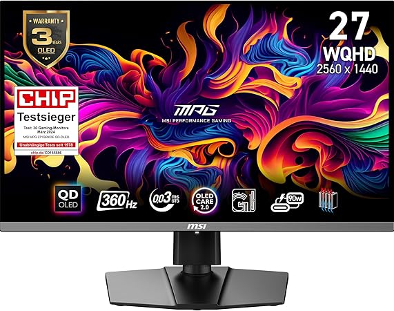 MSI MPG 271QRXDE QD-OLED 26,5 Zoll